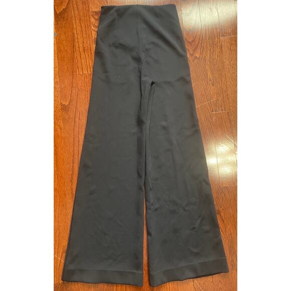 ONA by Yoon Chung Black stretch wide leg Pants Size sm - Picture 2 of 6